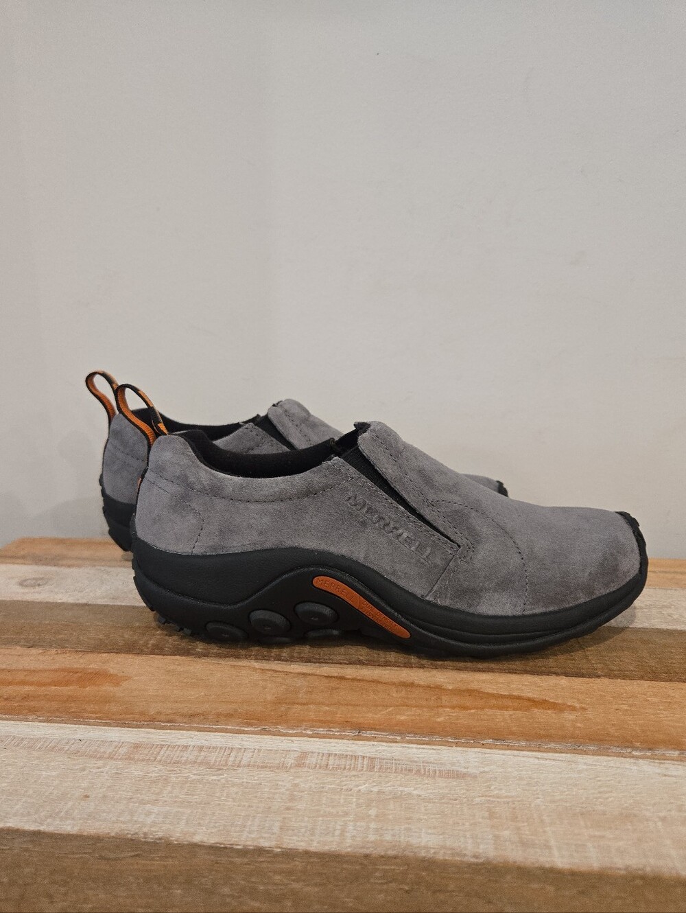 Merrell Jungle Moc Slip On Women's Grey Suede Size 8.5